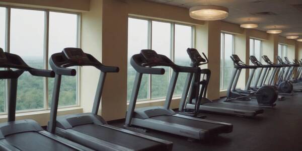 Modern fitness center with FitPro equipment